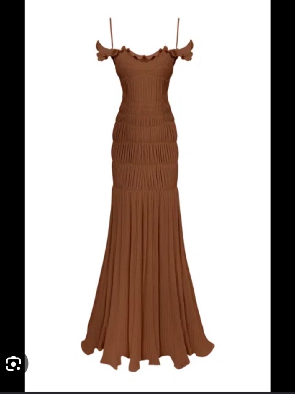 Georgina Hardinge Harlow dress (brown) size 6